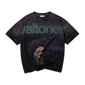 Saturday bling tee [black] | Fragment Clothing - View 2