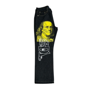 Skeleton SDL Jeans – Baggy Streetwear Graphic Denim Pants | Fragment Clothing