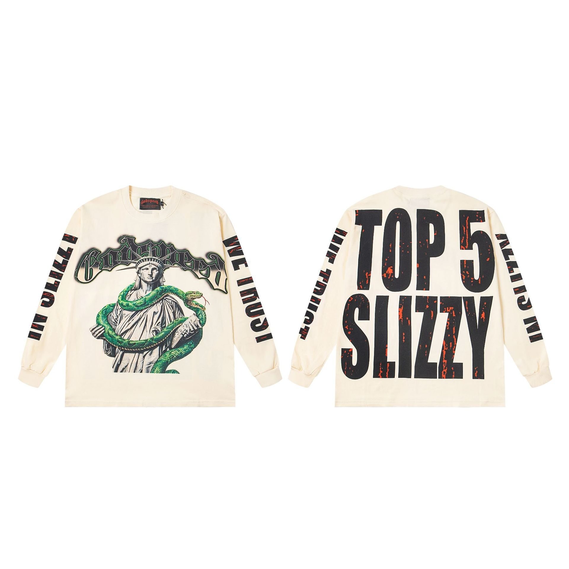 Statue Snake Long Sleeve Tee – Off White AUTO-DRAFT | Fragment Clothing
