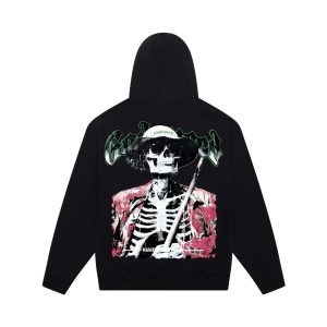 Surf Club Graphic Hoodie – Black | Fragment Clothing