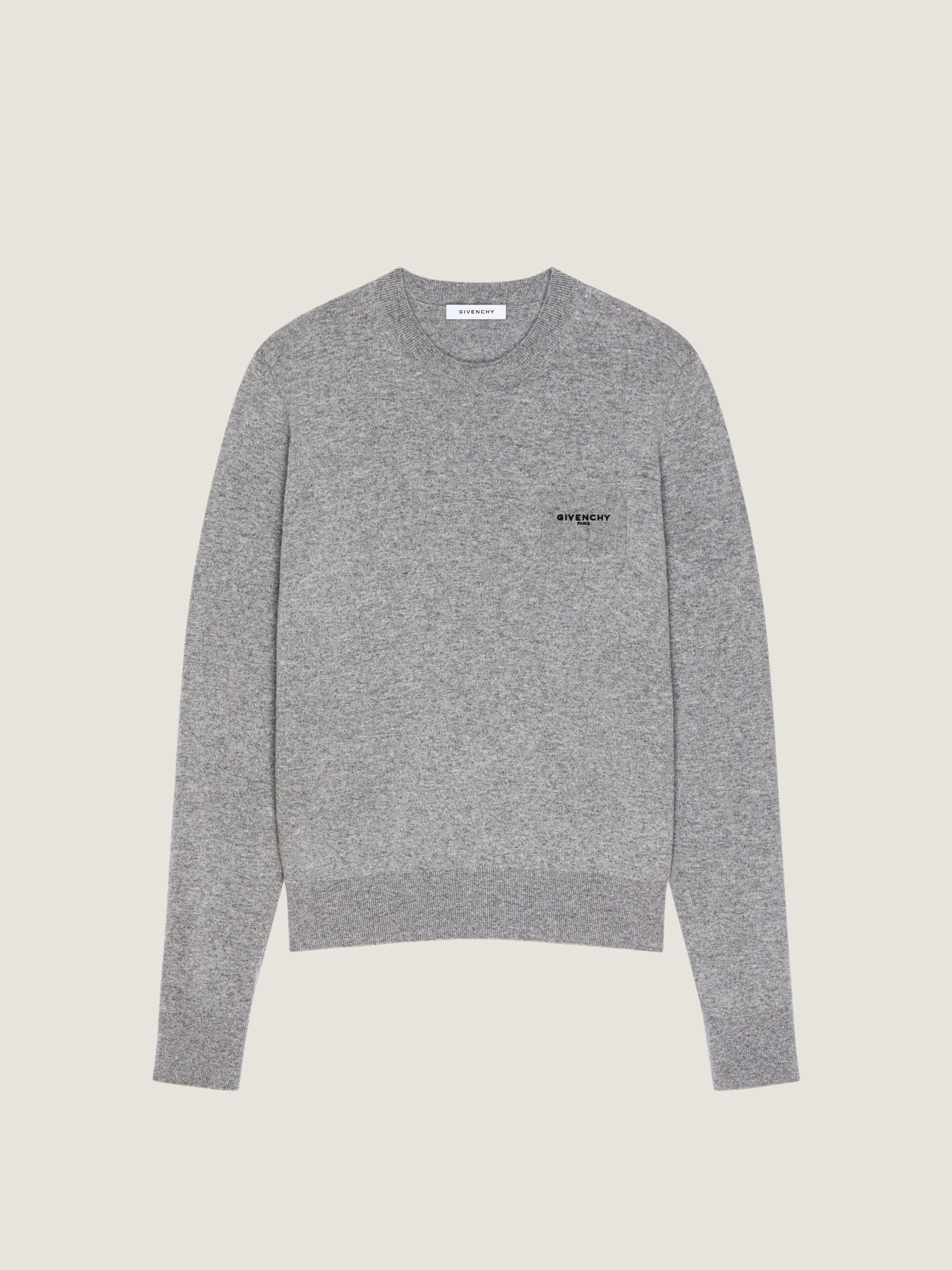Sweater in wool and cashmere embroidered Givenchy Paris Sweater in wool and cashmere embroidered Givenchy Paris | Fragment Clothing