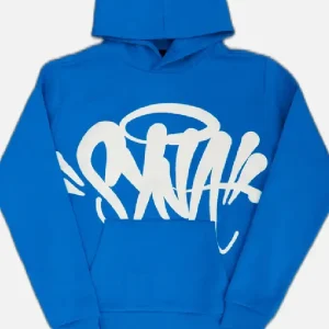 Synaworld ‘Syna Logo’ Hoodie Blue | Fragment Clothing - View 2