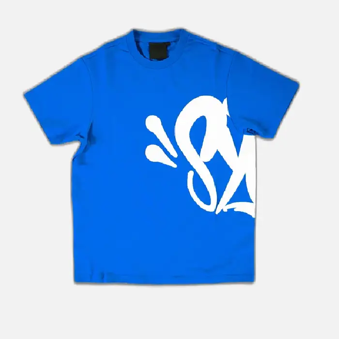 Synaworld-Syna-Logo-T-Shirt-Blue-2 Synaworld ‘Syna Logo’ T-Shirt Blue | Fragment Clothing