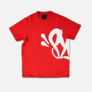 Synaworld ‘Syna Logo’ T-Shirt Red | Fragment Clothing