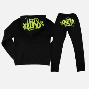 Synaworld ‘Syna Logo’ Tracksuit Black/Green | Fragment Clothing