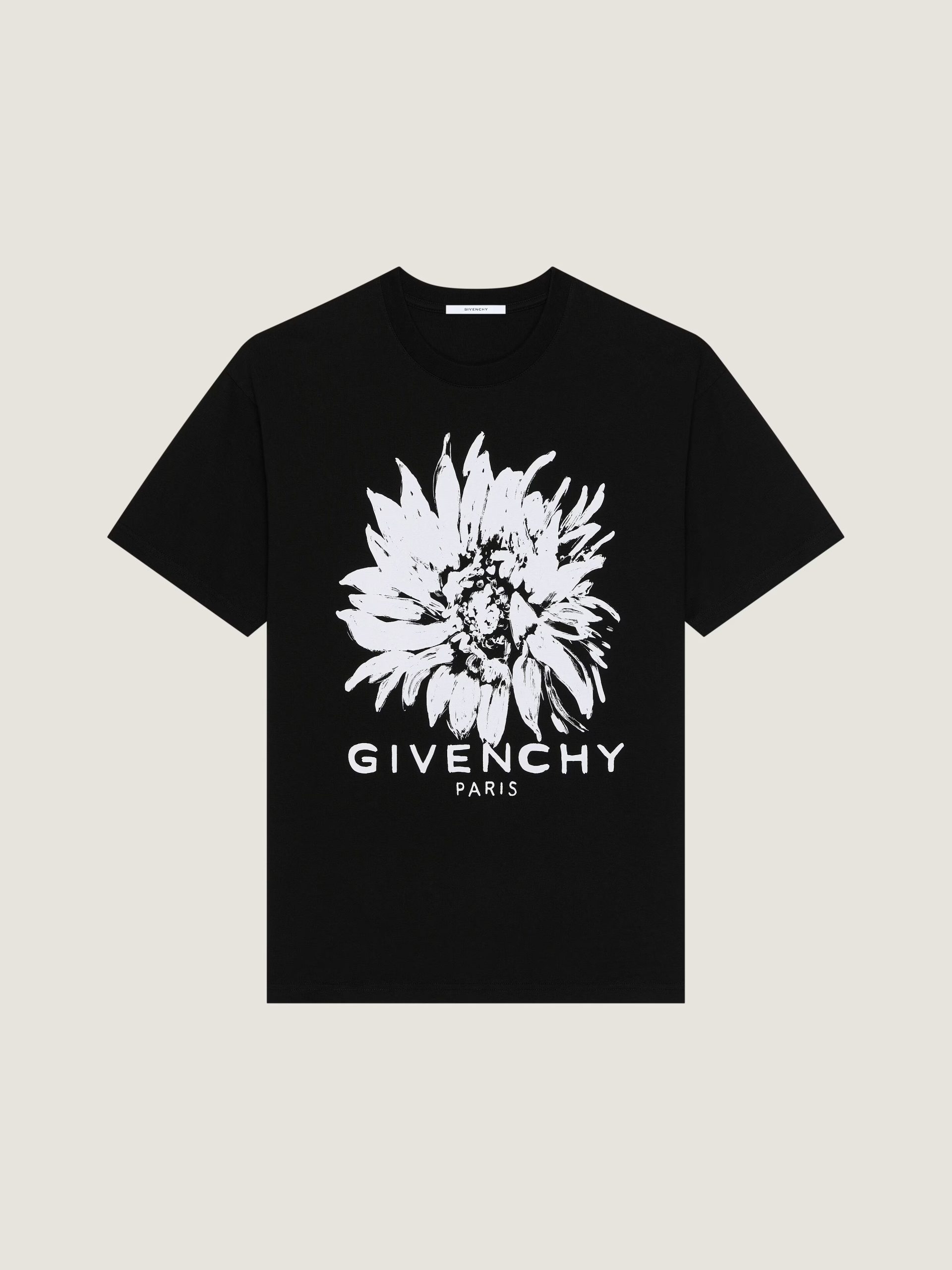 T-shirt in cotton with Sunflower print (2) AUTO-DRAFT | Fragment Clothing