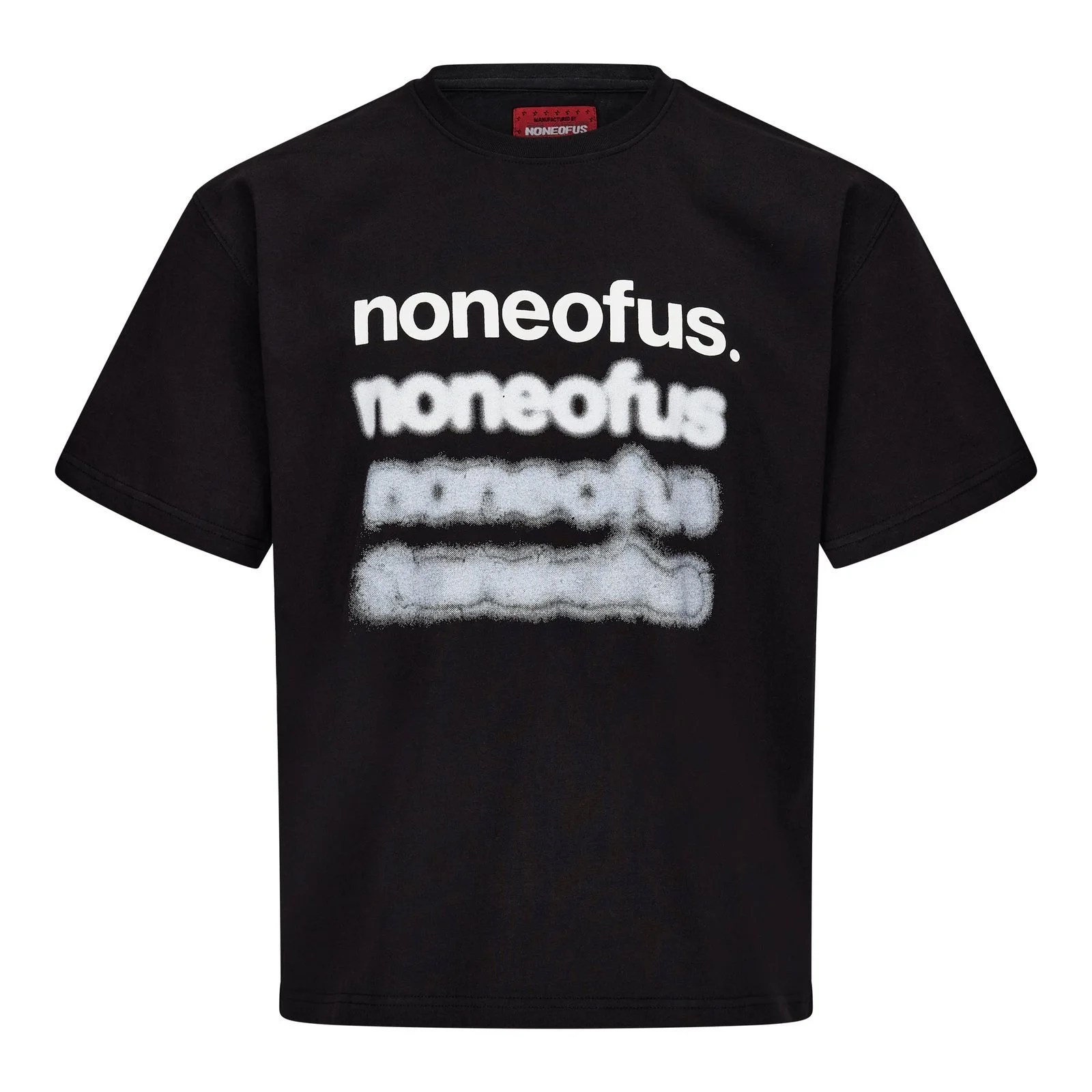 Black Blurred Graphic Tee Black Blurred Graphic Tee – Oversized Streetwear T-Shirt | Fragment Clothing