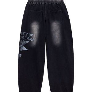 Vale Forever Prison Break Sweat Pants [black] | Fragment Clothing - View 2