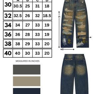 Vale Forever Rust Paint Denim Pants (1) | Fragment Clothing