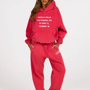 Vintage Wash Hoodie Raspberry Red | Fragment Clothing - View 2