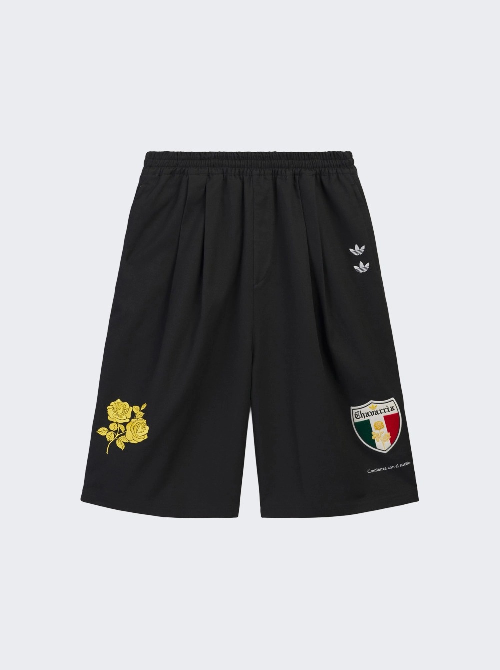 X Willy Chavarria Long Twill Shorts Black (2) AUTO-DRAFT | Fragment Clothing