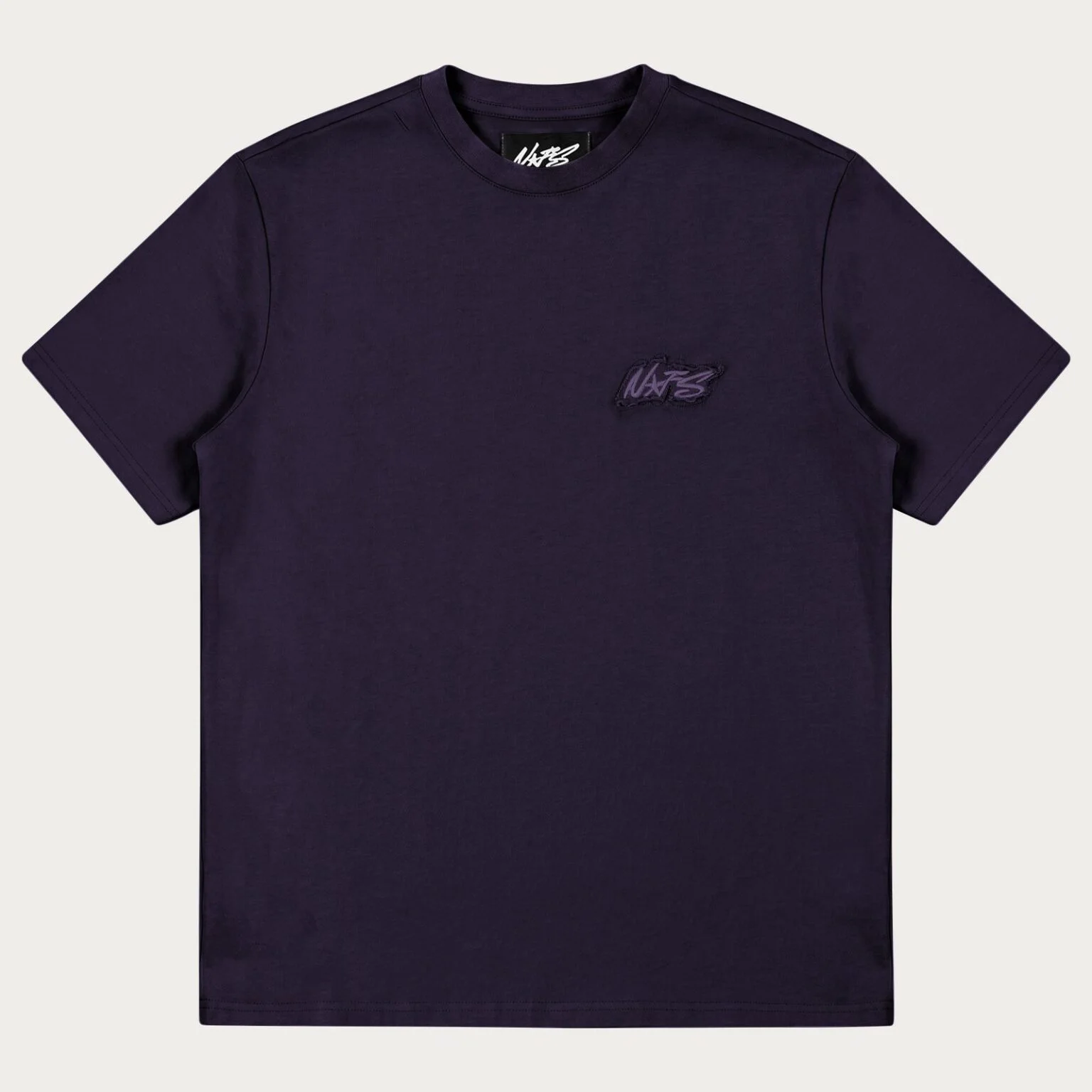 dark-purple-none-of-us-basic-tee-front-1536x1536 Dark Purple None of Us Basic Tee – Essential Oversized Streetwear T-Shirt | Fragment Clothing