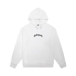 Godspeed Floral Skull Graphic Hoodie White (2) | Fragment Clothing