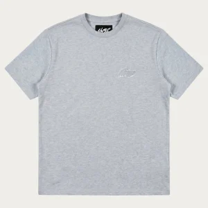 Grey None of Us Basic Tee – Essential Oversized Streetwear T-Shirt | Fragment Clothing