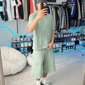 Mint None of Us Basic Tee – Essential Oversized Streetwear T-Shirt | Fragment Clothing - View 2