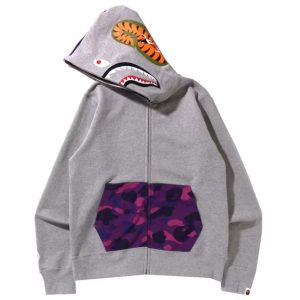 Bape Color Camo Shark Full Zip Hoodie (ss22) (1) | Fragment Clothing