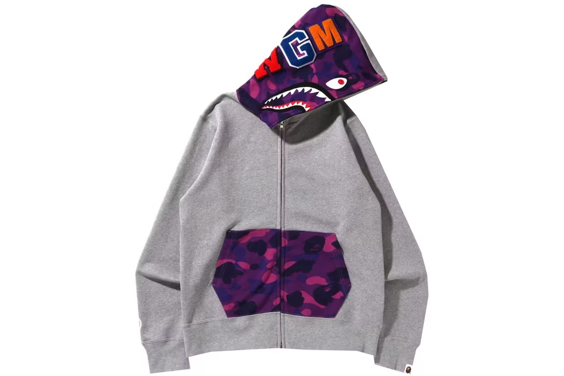 BAPE Color Camo Shark Full Zip Hoodie (SS22) (3) AUTO-DRAFT | Fragment Clothing