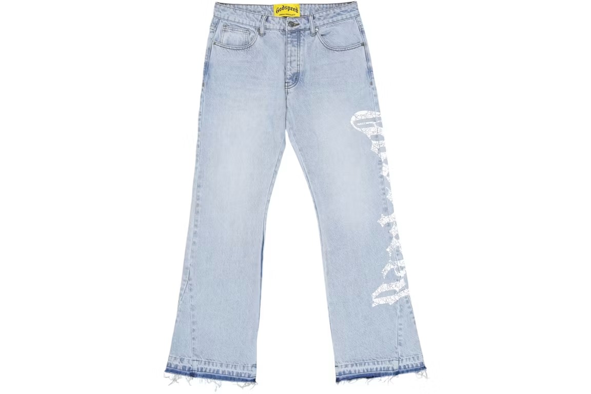 Godspeed OG Logo Flared Denim Pant (2) Godspeed OG Logo Flared Denim Pant | Fragment Clothing