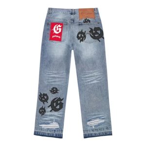 Godspeed Scattered Gs Logo Denim Pant (1) | Fragment Clothing