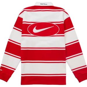 Supreme Nike Stripe Rugby | Fragment Clothing - View 2