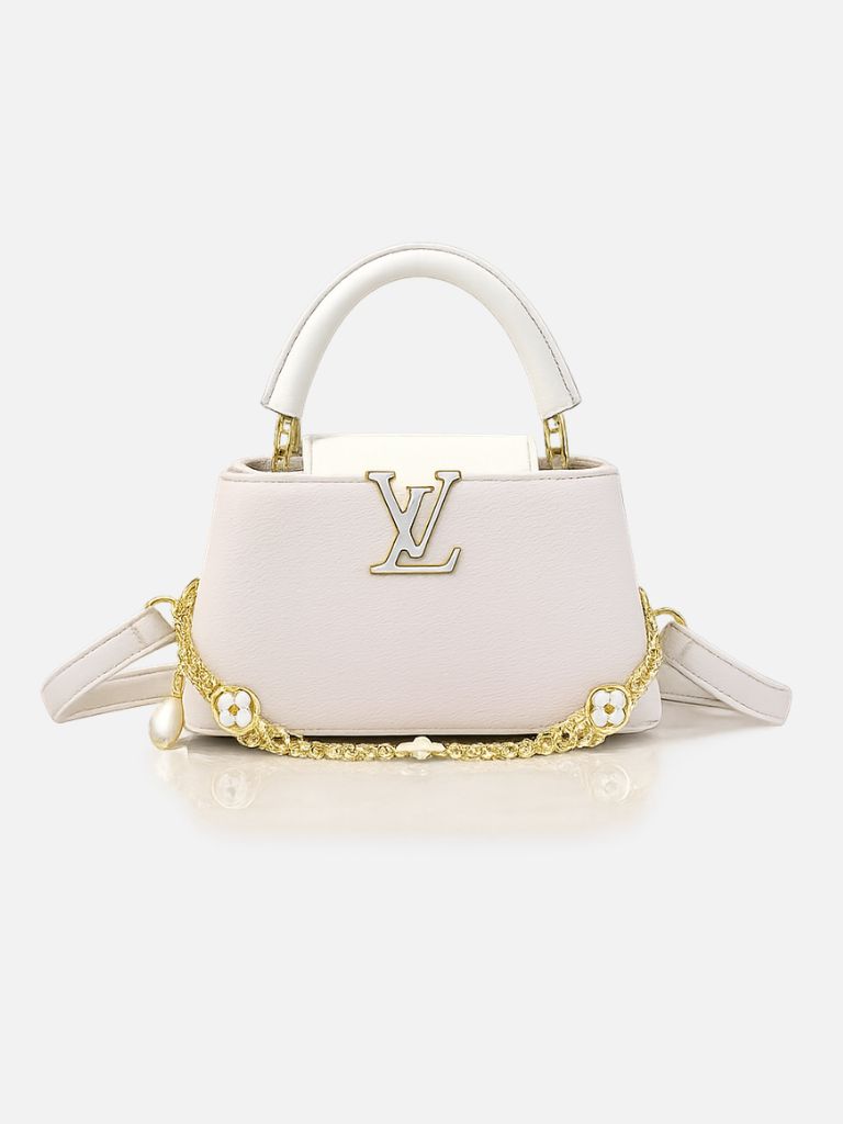 Louis Vuitton Capucines Mini Bag – Cream White Louis Vuitton Capucines Mini Bag – Cream White | Fragment Clothing