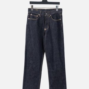 Evisu Seagull & Block Logo Denim Jeans – Dark Indigo | Fragment Clothing - View 2