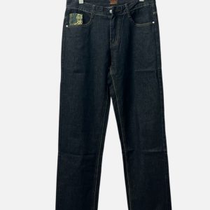 Evisu Dragon Brocade & Multi-Seagull Denim Jeans – Dark Indigo | Fragment Clothing - View 2