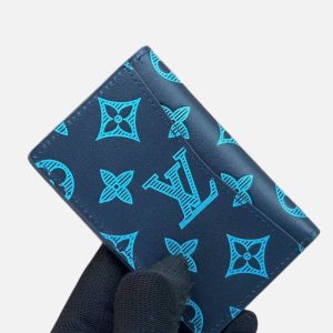 LV Blue Monogram Pocket Organizer | Fragment Clothing