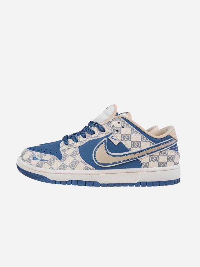 Nike Dunk Low Custom Gucci Pattern Sneakers Nike Dunk Low Custom Gucci Pattern Sneakers | Fragment Clothing Streetwear