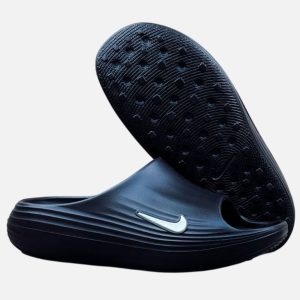 Nike Calm Slide Black Sunset Gradient Foam Mule Sandals | Fragment Clothing Streetwear - View 2