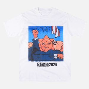Glo Gang Sun Character Campaign Print Tee – White | Fragment Clothing