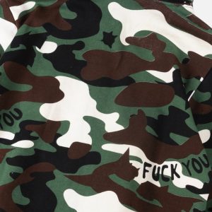 Glo Gang Spiky Hood Camo Graphic Full-Zip Hoodie | Fragment Clothing - View 2