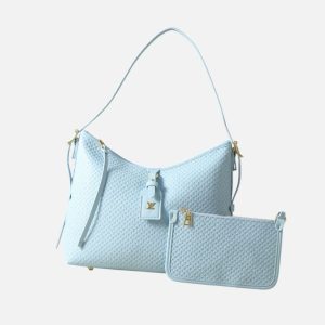 Louis Vuitton Light Blue Leather Hobo Bag | Fragment Clothing