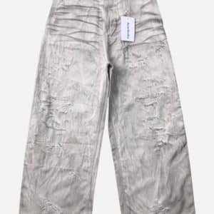 Acne Studios Mended Distressed Denim Jeans | Fragment Clothing