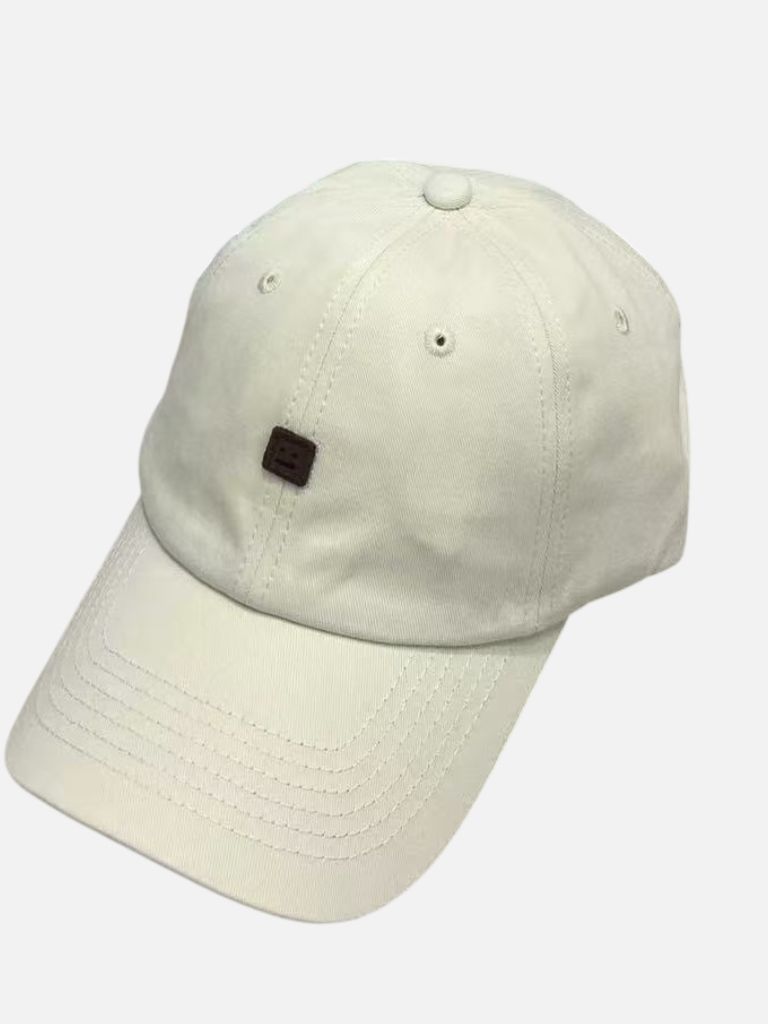 Acne Studios Cream Face Patch Baseball Cap Acne Studios Cream Face Patch Baseball Cap | Fragment Clothing