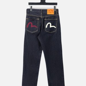 Evisu Two-Tone Seagull Denim Jeans – Dark Indigo | Fragment Clothing