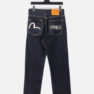 Evisu Seagull & Heritage Logo Denim Jeans – Dark Indigo | Fragment Clothing