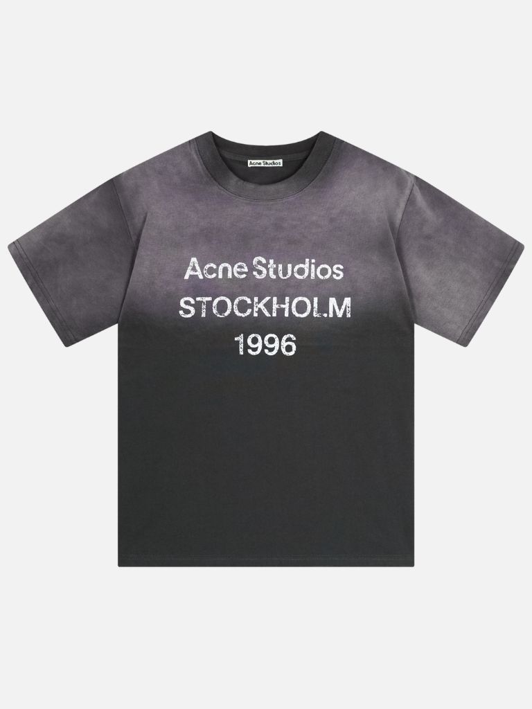 Acne Studios Washed Black Stockholm 1996 Logo T-Shirt Acne Studios Washed Black Stockholm 1996 Logo T-Shirt | Fragment Clothing