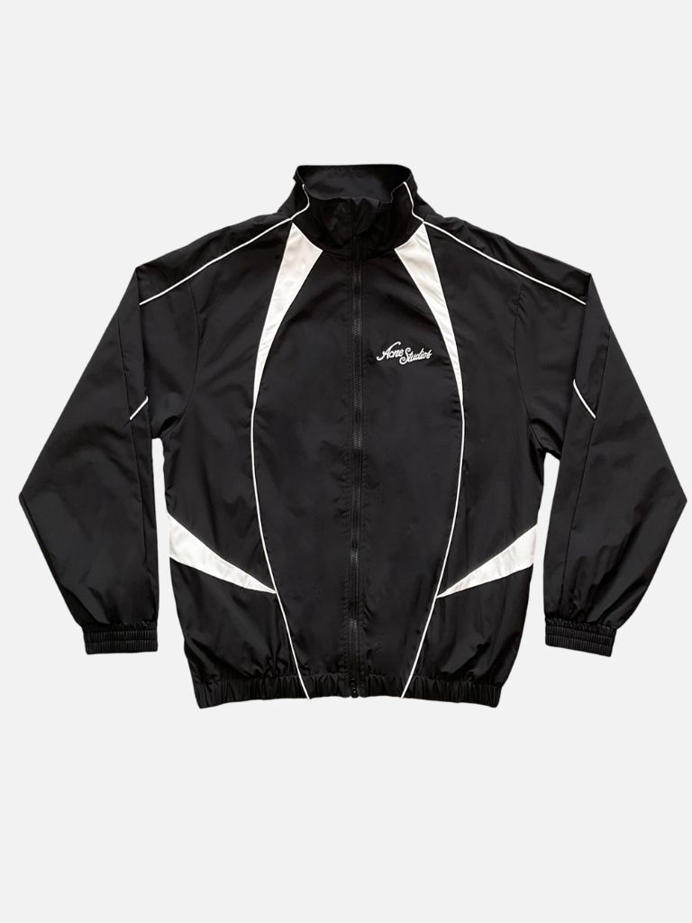 Acne Studios Black Nylon Zip-Up Track Jacket Acne Studios Black Nylon Zip-Up Track Jacket (Copy) | Fragment Clothing