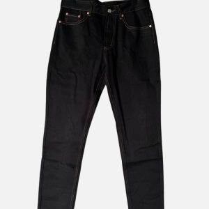 Evisu White Godhead & Seagull Pocket Regular-Fit Denim Jeans – Black | Fragment Clothing - View 2