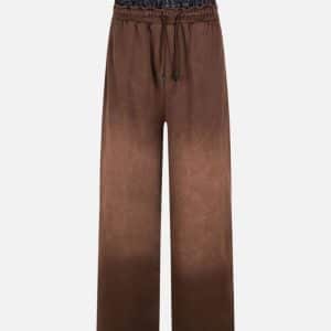 Acne Studios Brown Acne Gym Double Waistband Sweatpants | Fragment Clothing