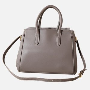 Louis Vuitton Gray Calfskin Leather Tote Bag