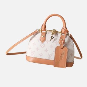 Louis Vuitton Alma BB Pink Monogram Denim Bag | Fragment Clothing