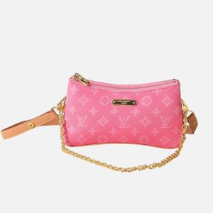 Louis Vuitton Sunset Monogram Denim Pink Bag | Fragment Clothing