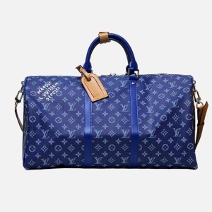 Louis Vuitton Keepall Bandoulière Monogram Bleached Blue | Fragment Clothing
