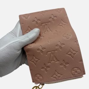 Louis Vuitton Monogram Empreinte Coin Card Holder - Pink
