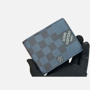 Louis Vuitton Damier Graphite 3D Wallet Blue | Fragment Clothing