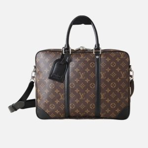 Classic Monogram Canvas Luxury Business Briefcase Bag | Fragment Clothing