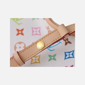 Vintage LV Multicolore Monogram Canvas Shoulder Bag – White