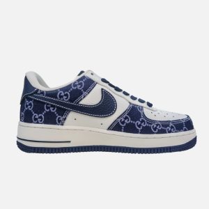 Nike Air Force 1 Navy Gucci Custom | Fragment Clothing - View 2